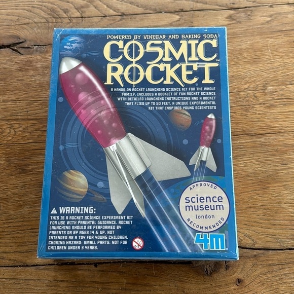 COSMIC ROCKET KIT SCIENCE EXPERIMENT HOBBY WITH BOX AND INSTRUCTIONS - Picture 1 of 2